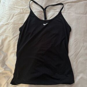 black Nike tank